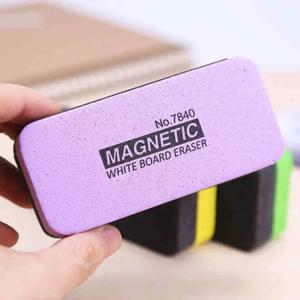 색상 랜덤 1개 자석 칠판 화이트보드 지우개 클리너 건식 닦기 마커 펜 더스터 화이트 블랙 칠판