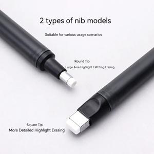 만화 디자인을위한 푸시 형 연필 지우개 드로잉 하이라이트 모델링 쓰기 그림 프레스 지우개 어린이 학교 문구 선물