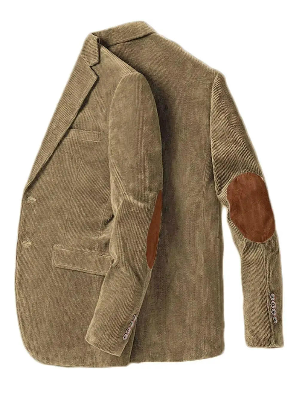 빈티지 코듀로이 비즈니스 블레이저 남성용 캐주얼 슬림 핏 코튼 재킷 봄 가을 착용 남성 사이즈 XS-7XL