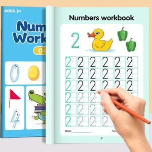 48페이지 어린이 글쓰기 연습장, 0-100 숫자 순서의 트레이싱 페이퍼, 유치원 수업 및 유치원에 적합