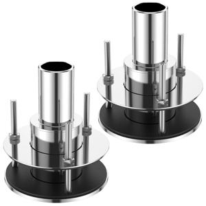 1/2개 316 스테인리스 스틸 배기 튜브 피팅 키트 24mm 튜브 파이프 직선형 배기구 디젤 주차 히터용