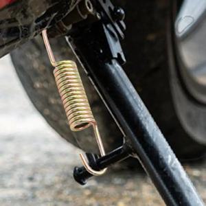 오토바이 발 킥 스탠드 스프링 금속 킥 스탠드 스프링 페달 리턴 스프링 오토바이 용 실용 스탠드 스프링 교체