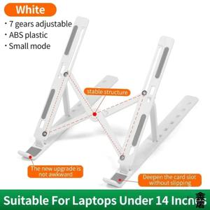 휴대용 접이식 컴퓨터 모니터 스탠드, 조절 가능한 노트북 스탠드, 소형 태블릿 도크 액세서리에 적합