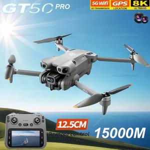 듀얼 HD 카메라가 장착된 GT50 드론 8K WIFI GPS 항공 촬영 쿼드콥터, 원격 제어 UAV 전문 비디오 촬영 장난감 선물