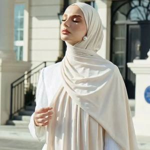 패션 신상 리퀴드 저지 히잡 라마단 스카프 무슬림 여성 헤드랩 숄 이슬람 헤드스카프 무슬림 이슬람 숄 ﻿ 180*60cm