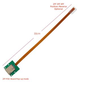 SIM 표준 케이블 슬롯 연장 컨버터 FPC 케이블, 15cm, 30cm, 2FF, 3FF, 4FF, 나노 포지티브 사이즈, 풀 사이즈 PCB 고정 보드