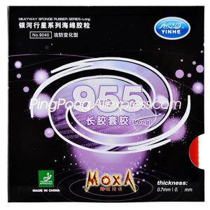 기존 YINHE 955 Pips-long 탁구 고무 Galaxy LONG PIPS 컨트롤 탁구 탑 시트 OX 스폰지
