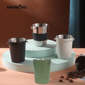 에스프레소 기계용 커피 도징 컵, 스니핑 머그잔, 내마모성 스테인레스 스틸 커피웨어 액세서리, 51mm, 53mm, 58mm