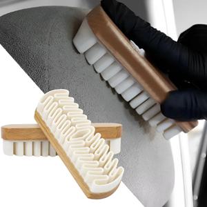 자동차 내부 청소 브러시 스웨이드 사슴가죽 플러시 패브릭 뷰티 케어 브러시 디테일링 자동차 실내 청소 도구