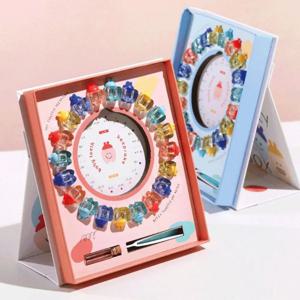 아기용 나무 치아 상자, 헤어 컬렉션 보관함, 우유 치아 정리함, 귀여운 만화 선물, 가슴 치아 케이스