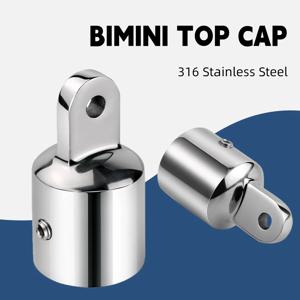 AndyMarine Bimini 탑 캡 316 스테인레스 스틸 탑 캡 해양 하드웨어 보트 액세서리 Bimini Top Eye End