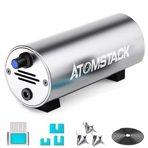 ATOMSTACK F30 공기 보조 펌프, ATOMSTACK X7 S10 A10 PRO A5 PRO A5 M50 절단 타각기 호환, 분당 30L