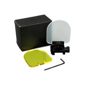 DIZETION 보호대 소총 고글, 에어소프트 렌즈 가드 조준경스코프, 야외 전술 태클, 홀로그램 안경, 눈 보호