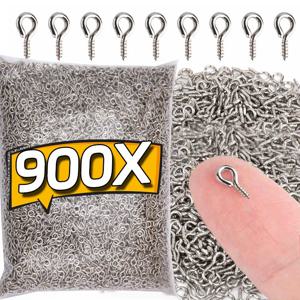 8/10mm 미니 스크류 아이 핀 금속 아이 핀 후크 Eyelets 나사 스레드 펜던트 Clasps DIY 액세서리 만들기위한 보석 결과