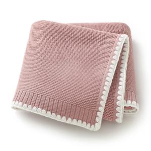 아기 담요 니트 신생아 소년 소녀 침구 이불 90*70CM 격자 무늬 유아 유모차 Swaddle Envelop Wrap Fashion Solid Super Soft