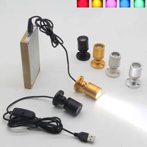 USB Led 와인 캐비닛 모델 디스플레이 카운터에 대 한 미니 난시 라이트 플러그 스포트라이트 차고 키트 디스플레이 상자 선반 Downlights