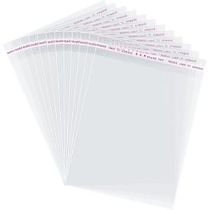 30/50/100pcs 자체 접착 투명 비닐 봉투, 다양한 크기, OPP 선물 가방, 헤어 클립, 보관 가방, 의류, 양말