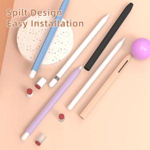 Funda 애플 펜슬 케이스, 듀오톤 소프트 실리콘 보호 커버, 1 세대, 2 세대, 아이패드 펜슬 스킨