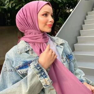 이슬람 여성을위한 스냅 패스너 Hijab 착용 준비 전체 커버 헤드 랩 스카프 이슬람 인스턴트 터번 여성 머리띠 목도리