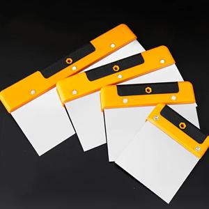 스테인레스 스틸 주걱 세트-금속 석고 스크레이퍼, 벽지 스크레이퍼, 석고 흙손, 수리 충전 흙손 도구 크기