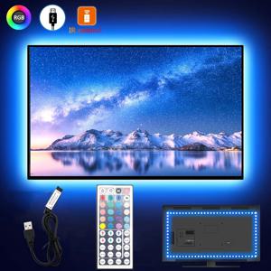 2M 3M 5M 10M LED 스트립 조명 44키 리모컨 RGB LED 분위기 조명 USB 5V LED 테이프 TV 백라이트 PC 방 파티 장식용
