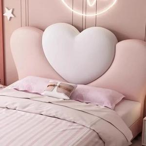 -북유럽 럭셔리 다다미 어린이 단단한 나무 소녀 편안한 마스터 침실 파티오 핑크 침대 스토리지 Camas De Casal 현대 가구