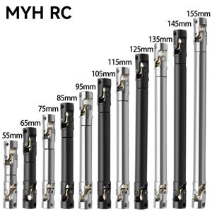 MYHRC 강철 헤비 듀티 드라이브 샤프트 1/10 RC 자동차 크롤러 축 방향 SCX10 90046 AXI03007 Wraith Capra TRX4 TRX6 Redcat Gen8
