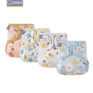 캥거루 베이비 # 내 부드러운 삶 #   아기 천 기저귀 커버 0-3개월용 재사용 가능한 빨 수 있는 신생아 기저귀