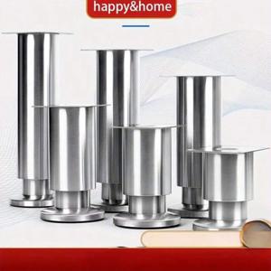 4개 조절 가능한 금속 가구 다리 스테인리스 소파 다리 교체용 캐비닛 다리 내구성 있는 가구 액세서리