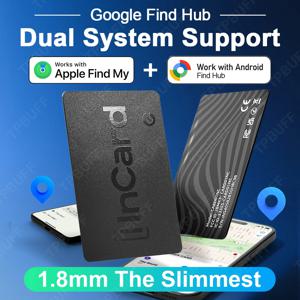 지갑 추적 카드 초박형 GPS 위치 스마트 분실 방지 태그 안드로이드용 블루투스 장치 찾기 긴 배터리 수명 키 찾기