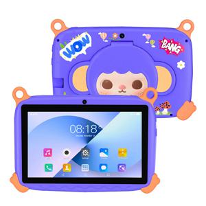 2026년 최초 출시 새로운 7인치 어린이용 태블릿 몽키 만화 캐릭터 안드로이드 13 시스템 쿼드 코어 4GB+64GB ROM 어린이들이 좋아하는 태블릿