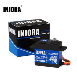 INJORA INJS025 INJS035 디지털 서보 25KG 35KG RC 자동차 크롤러 SCX10 트럭 로봇 업그레이드 부품 용 대형 토크 방수 서보