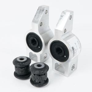 전면 컨트롤 암 부싱 VW 골프 MK5 MK6 GTI EOS 캐디 Jetta/Syncro Touran 1K0 199 231/232 용 하부 브래킷 고무 서스펜션