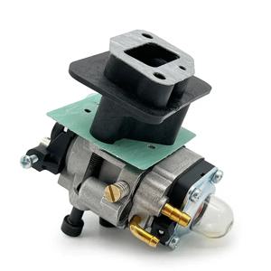 브러시 커터 액세서리 나사가 있는 기화기 및 잔디 커터 엔진용 개스킷이 있는 흡입 파이프 40-5 44-5