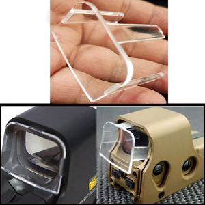 사냥용 전술 투명 아크릴 렌즈 보호 커버 에어소프트 EOTECH 551 552 553 556 557 레드 닷 조준기 홀로그램 사이트