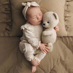 신생아 사진 소품 리본 머리띠가 있는 레이스 롬퍼 아기 소녀 의상 유아 사진 촬영 의상 부티크 세트