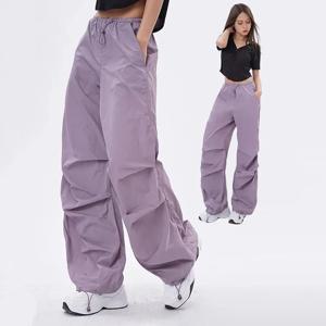 Xpqbb Y2K 낙하산 바지 여성 하라주쿠 streetwear 넓은 다리 헐렁한 스웨트 팬츠 여성 빈티지 힙합 조깅 카고 바지