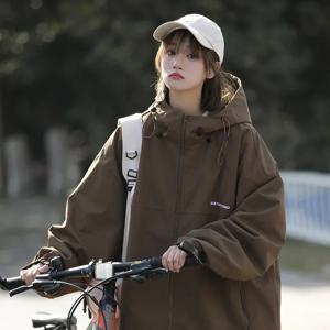 가을 여성 일본 야구 윈드 브레이커 자켓 긴 소매 싱글 아우터 코트 하이 스트리트 하라주쿠 패션 폭격기 자켓