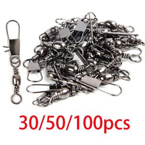 30/50/100pcs 볼 베어링 잉어 낚시 도구 낚시 액세서리에 대 한 보트 후크 상품 전문 인터록 미끼 후크 도구