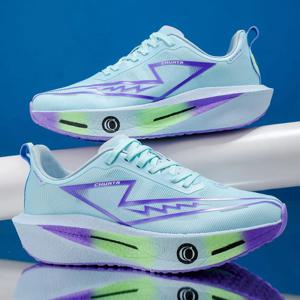 남성용 패셔너블 캐주얼 편안한 스포츠 러닝화 통기성 있는 패브릭 상단 미끄럼 방지 및 내구성 있는 신발