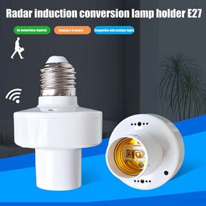 360도 PIR 인간 유도 모션 센서 LED 야간 램프 소켓베이스 E27 AC 85-265V 지연 시간 조절 스위치