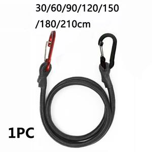 야외용 탄성 로프 30-210cm 스냅 링 훅이 있는 로프 카누 자전거 짐 포장 로프 여행 액세서리