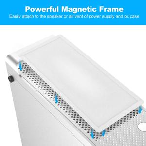 120x240mm 120x120mm 팬 먼지 필터 메쉬 마그네틱 프레임 PVC PC 컴퓨터 케이스 팬 먼지 메쉬 커버 그릴