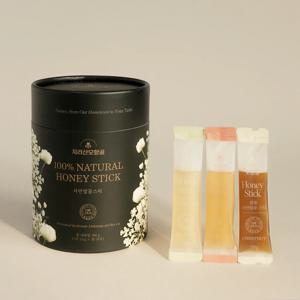 지리산모향골 자연 꿀스틱 30포 올인원 3종 허니스틱