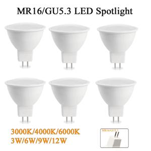 4-10PCS MR16 전구 GU5.3 led 스포트라이트 AC 110V 220V 12V Bombillas 스포트 라이트 50W 할로겐 램프 교체 홈 Derection