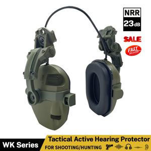 육군 슈팅 귀마개 전술 Airsoft 헤드셋 전자 청력 보호기 능동형 소음 감소 사냥 헤드폰