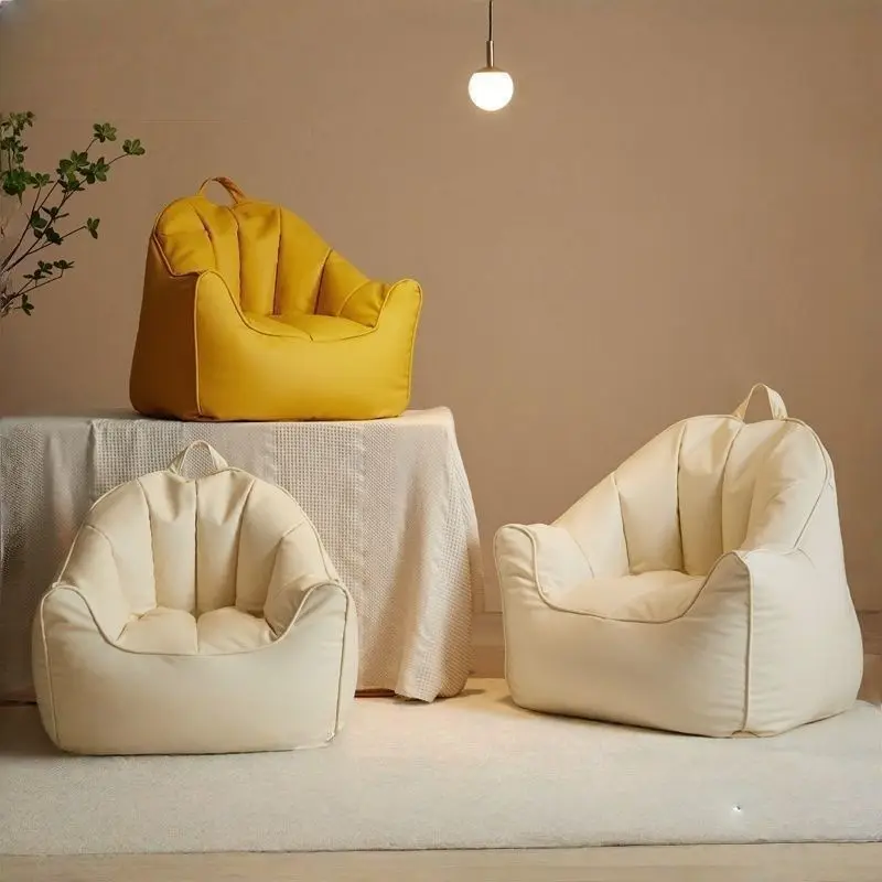 게으름뱅이 소파 아기용 싱글 발코니 빈백 방수 침실 레저 거실 어린이 독서 소파 의자