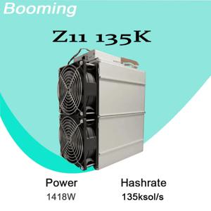 Antminer Z11 135KSol/s Equihash ASIC 채굴기 — 전원 공급 장치가 포함된 Bitmain Z11 Zcash ZEC 채굴기 — 효율적인 암호화폐 채굴