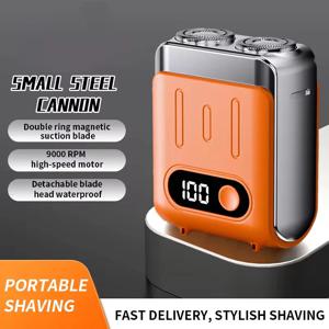 2026 전기 스마트 면도기 가정용 차량용 면도기 디지털 디스플레이 미니 듀얼 블레이드 충전식 면도기 강력한 남성용 선물 면도기