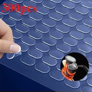 300개 투명 양면 테이프 패드 - DIY 프로젝트 및 모델 자동차 장식용 비표시성, 미끄럼 방지 접착제